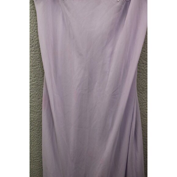 Madison Studio Intimates Purple Embroidered Beaded Slip Dress-Size Large-Fairy - Picture 3 of 12